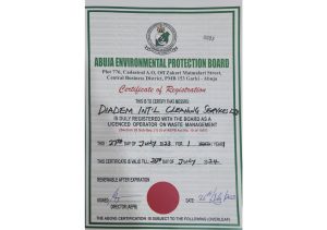 Diadem Abuja Environment Protection Board