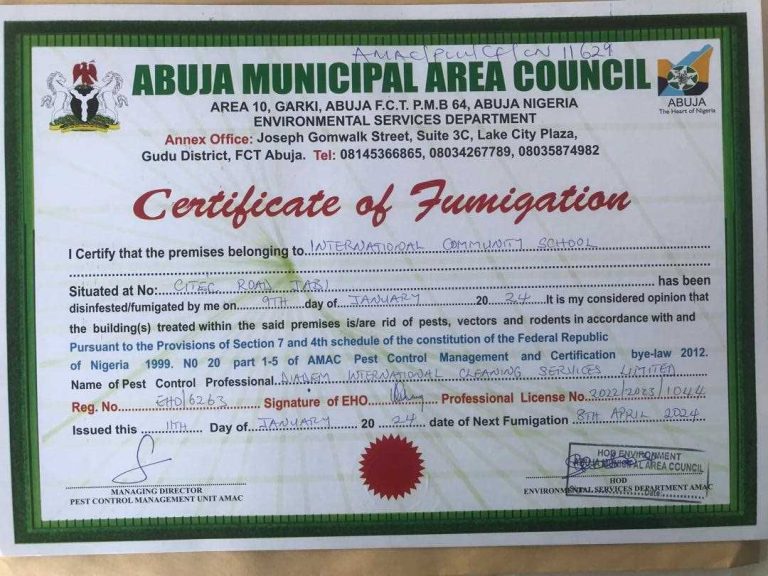 Abuja Municipal Area Council - Diadem International