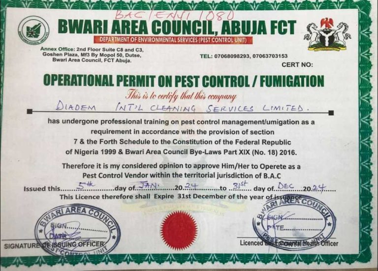 Bwari Area Council Abuja FCT - Diadem International