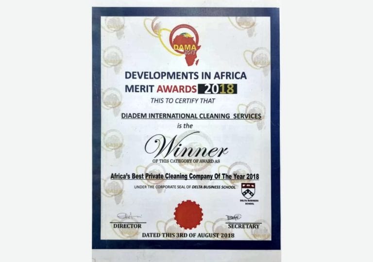 developments in africa merit awards 2018 - Diadem International